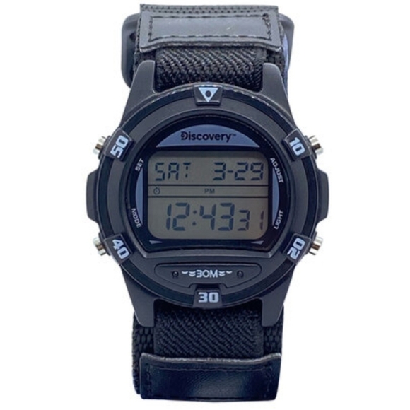 Discovery Men's Multi Function Digital Watch with Fastwrap Strap - Picture 2 of 8